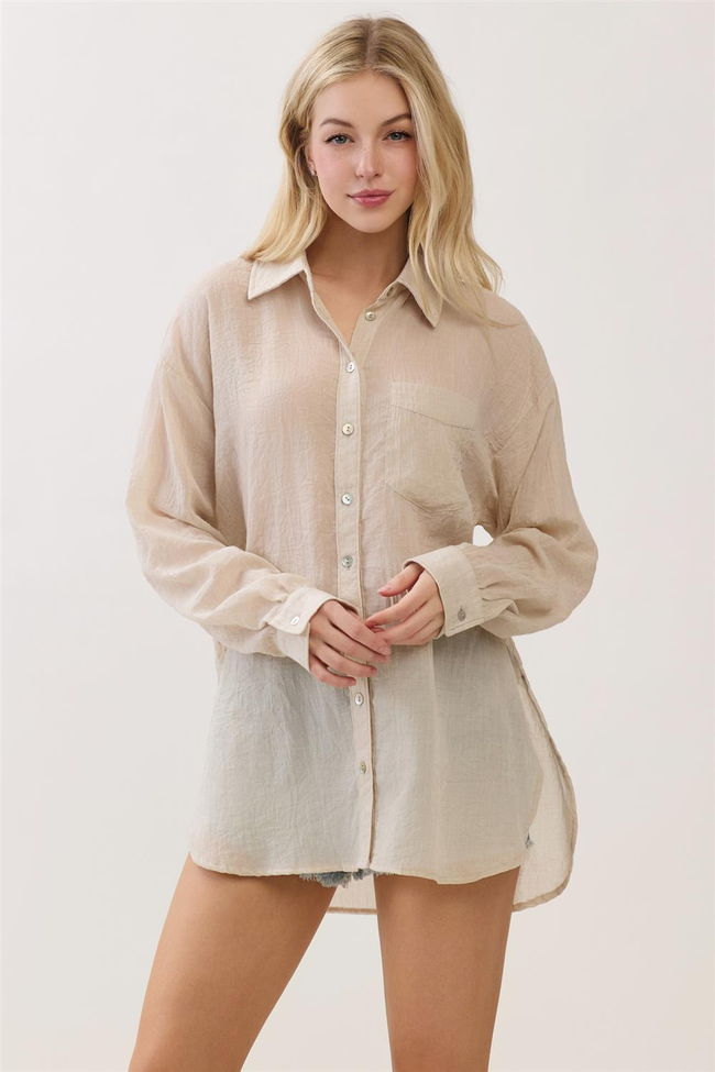 Serena Button-Up